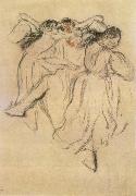 Edgar Degas Three Russian Dancers Spain oil painting artist